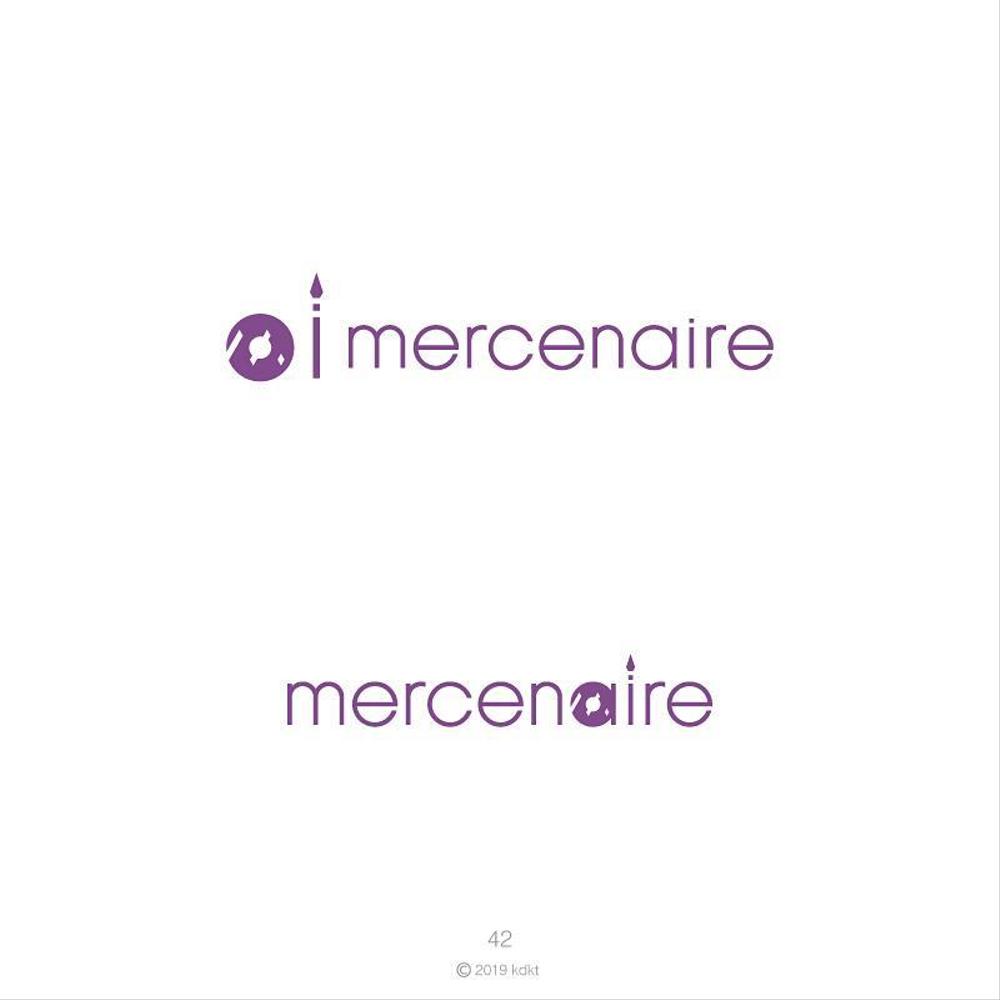 ”mercenaire（メルセネール）合同会社”のロゴ