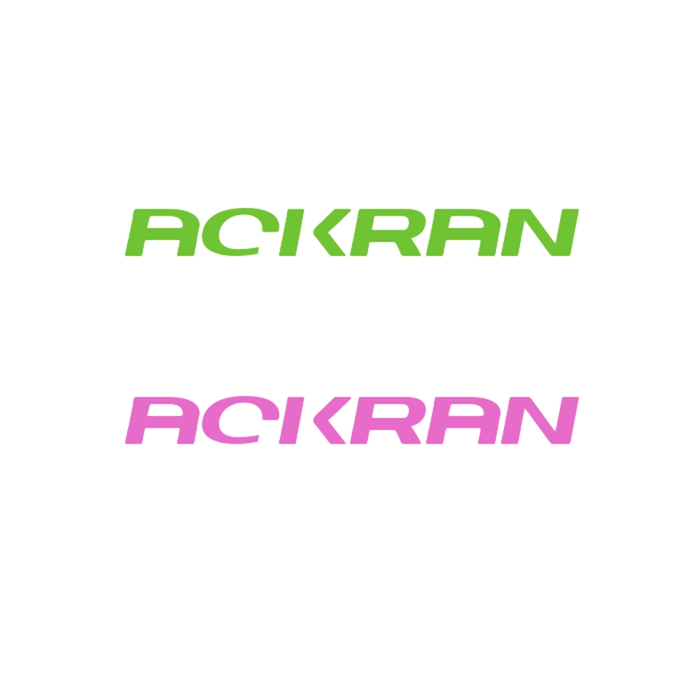 ソフトウェア会社「ACKRAN」のロゴ作成
