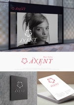 Morinohito (Morinohito)さんの美容業界の新会社「AXENT」のロゴ作成への提案