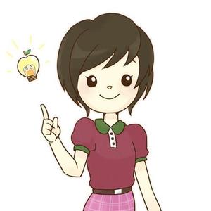 かな ()さんの長野県長野市の地域情報ブログ執筆者（女性）のキャラクターデザインへの提案