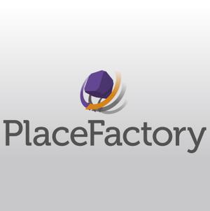 さんの「PlaceFactory」のロゴ作成への提案