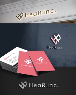 D.R DESIGN (Nakamura__)さんの「HeaR inc.」のロゴへの提案