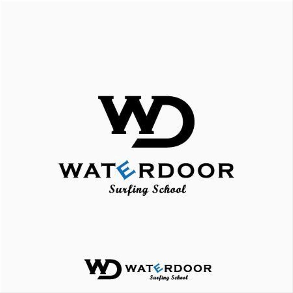 「Waterdoor」のロゴ作成