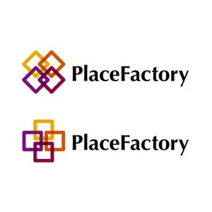 subaru_123さんの「PlaceFactory」のロゴ作成への提案