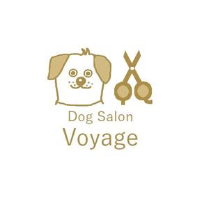 kometto (kometto)さんのドッグサロン「Dog Salon Voyage」の ロゴを作って頂きたいですへの提案