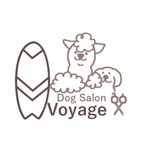 kometto (kometto)さんのドッグサロン「Dog Salon Voyage」の ロゴを作って頂きたいですへの提案