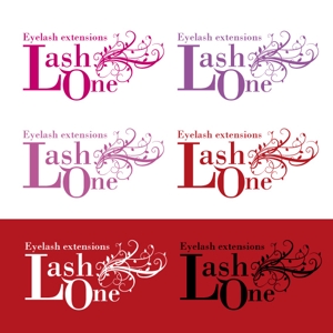 さんの「Lash　One」のロゴ作成への提案