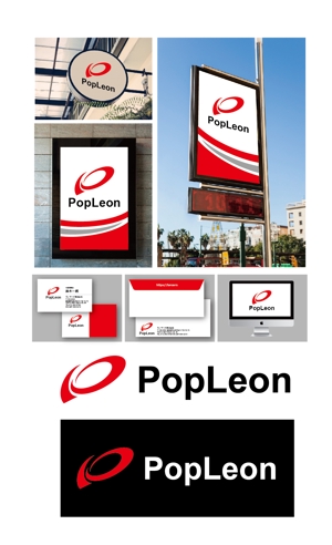 King_J (king_j)さんのアパレルショップサイト　「popleon」のロゴへの提案