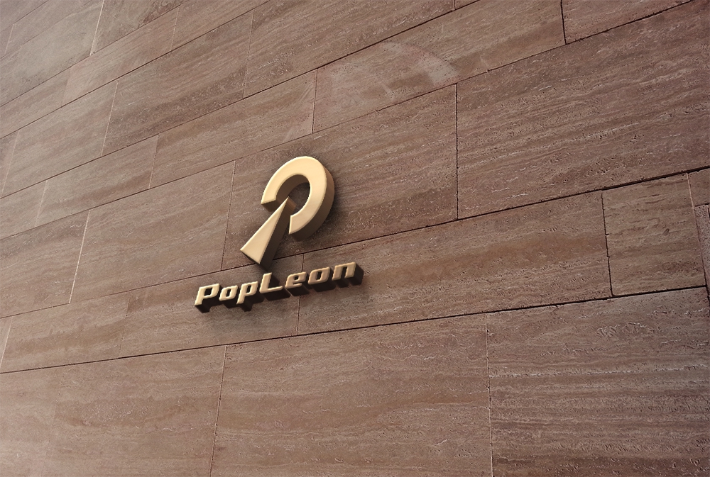アパレルショップサイト　「popleon」のロゴ