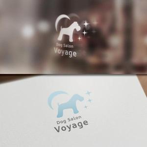 BKdesign (late_design)さんのドッグサロン「Dog Salon Voyage」の ロゴを作って頂きたいですへの提案