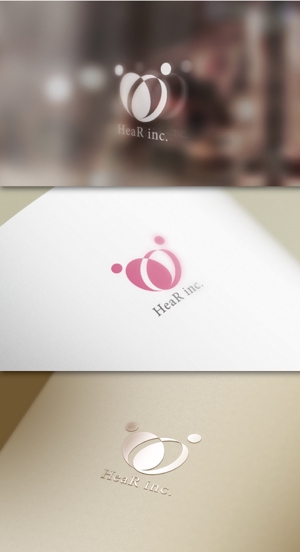 BKdesign (late_design)さんの「HeaR inc.」のロゴへの提案