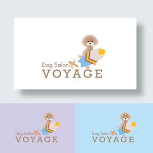 IandO (zen634)さんのドッグサロン「Dog Salon Voyage」の ロゴを作って頂きたいですへの提案