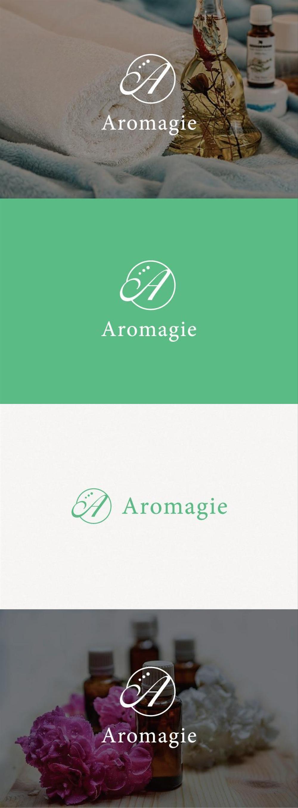 アロマテラピーサロン＆スクール「Aromagie　アロマージェ」のロゴマーク