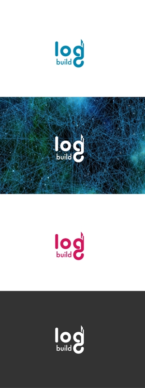red3841 (red3841)さんの未来の工務店の形を作る新サービス「log build」のロゴへの提案