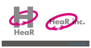 s-design (sorao-1)さんの「HeaR inc.」のロゴへの提案
