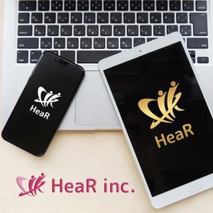 KOZ-DESIGN (saki8)さんの「HeaR inc.」のロゴへの提案