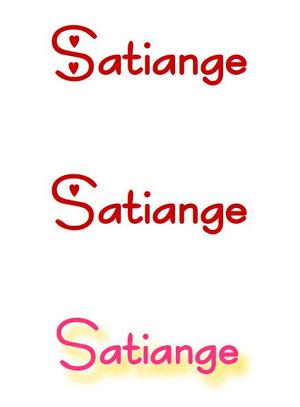 K-DM ()さんの婚約指輪のブランド「Satiange」のロゴを作ってください！への提案