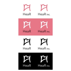 BUTTER GRAPHICS (tsukasa110)さんの「HeaR inc.」のロゴへの提案
