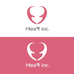 creative house GRAM (creative_house_GRAM)さんの「HeaR inc.」のロゴへの提案
