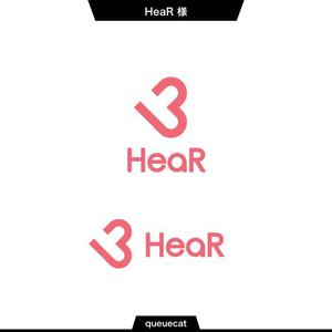 queuecat (queuecat)さんの「HeaR inc.」のロゴへの提案