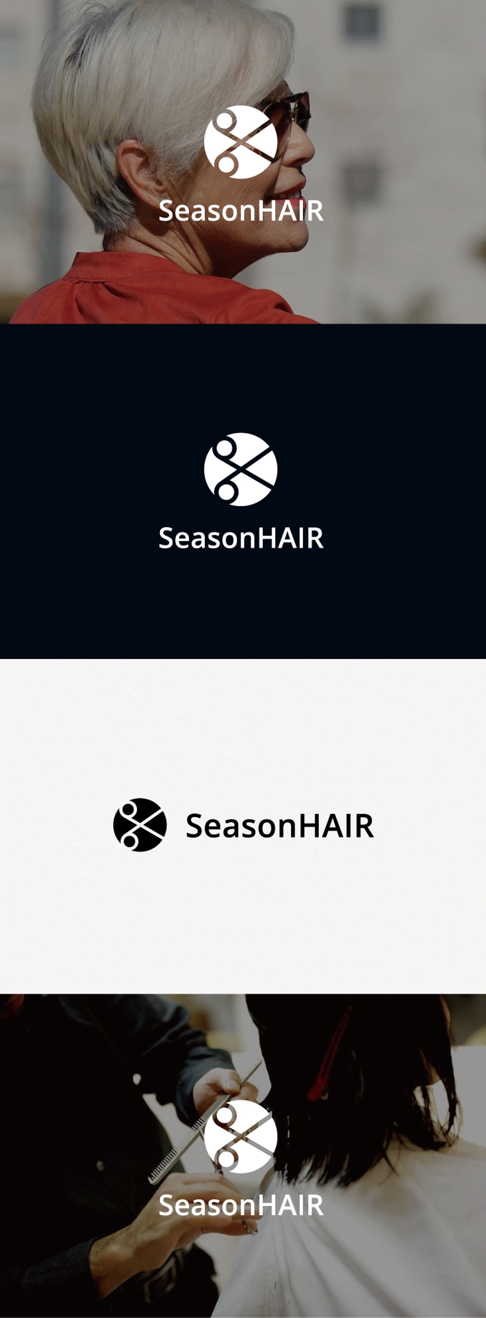 美容サービス「SeasonHAIR」のロゴマーク