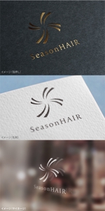 mogu ai (moguai)さんの美容サービス「SeasonHAIR」のロゴマークへの提案