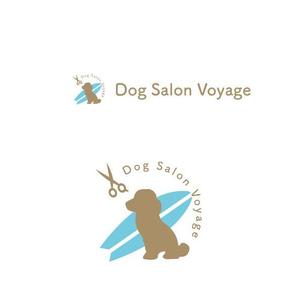 marukei (marukei)さんのドッグサロン「Dog Salon Voyage」の ロゴを作って頂きたいですへの提案