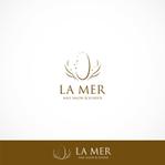shiromiso  (shiromiso)さんのネイルサロン「SALON ＬＡ ＭＥＲ」サロン ラメールのロゴへの提案