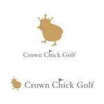 bluemode-studio (starlight44)さんのゴルフブランド　crown chick golf   crown  chick 2通りロゴ製作への提案