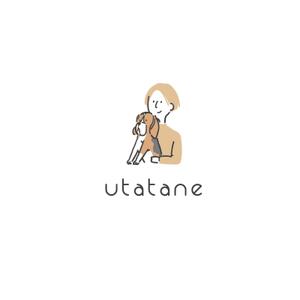 ASAHI OKABE ｜ ao (a930_98)さんのドッグトリミングサロン「utatane」のロゴデザインへの提案