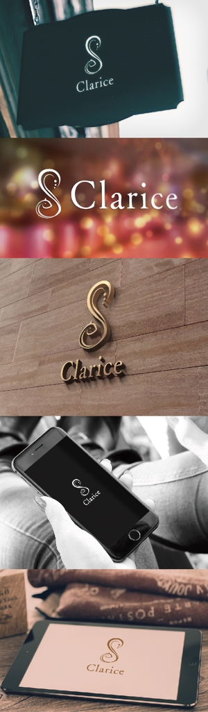 k_31 (katsu31)さんの経営しているClub「Clarice」(クラリス)のロゴデザインへの提案