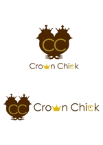 naoya (gonza828)さんのゴルフブランド　crown chick golf   crown  chick 2通りロゴ製作への提案