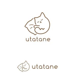 marutsuki (marutsuki)さんのドッグトリミングサロン「utatane」のロゴデザインへの提案