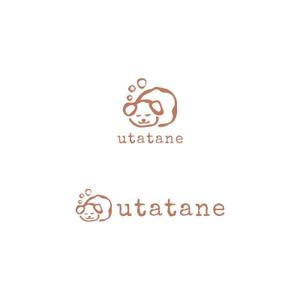 Yolozu (Yolozu)さんのドッグトリミングサロン「utatane」のロゴデザインへの提案