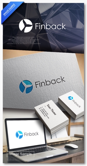 HABAKIdesign (hirokiabe58)さんのFinback株式会社（保険会社のロゴデザイン）への提案