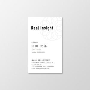 T-aki (T-aki)さんの十方よしを実現する会社「REAL INSIGHT」の名刺デザインへの提案