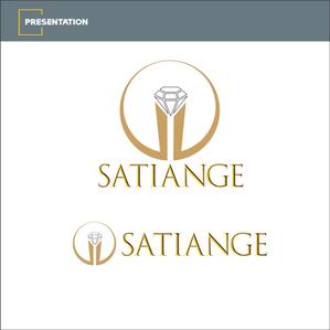 okpro-design (bosama)さんの婚約指輪のブランド「Satiange」のロゴを作ってください！への提案