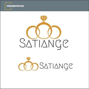 okpro-design (bosama)さんの婚約指輪のブランド「Satiange」のロゴを作ってください！への提案