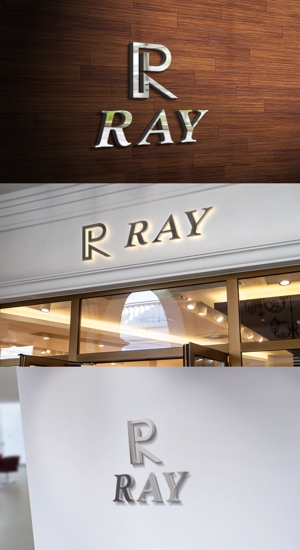 viracochaabin ()さんの高級感のあるガールズバー「Ray」か「RAY」のロゴへの提案
