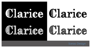 s-design (sorao-1)さんの経営しているClub「Clarice」(クラリス)のロゴデザインへの提案