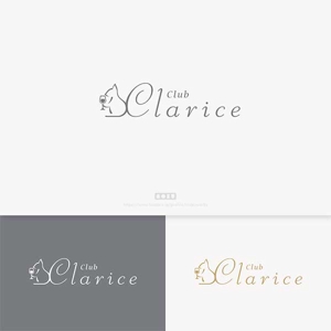  nobuworks (nobuworks)さんの経営しているClub「Clarice」(クラリス)のロゴデザインへの提案