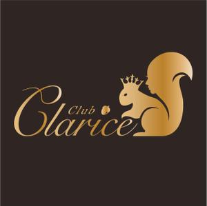 IROHA-designさんの経営しているClub「Clarice」(クラリス)のロゴデザインへの提案