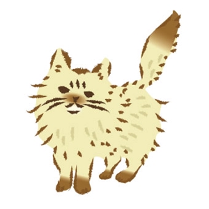 加藤 綾夏 (ayakato)さんの猫のイラスト５種類　キャラクターデザインへの提案