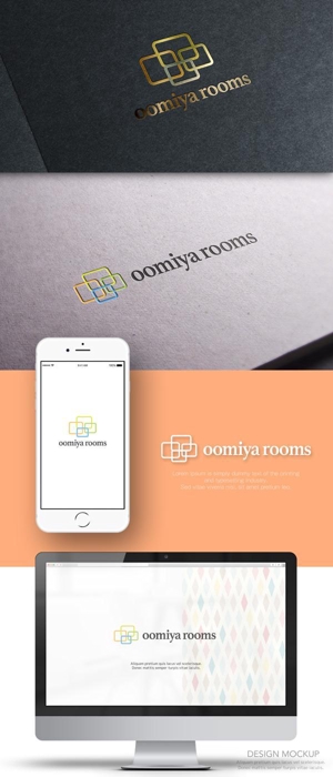conii.Design (conii88)さんの民泊施設「oomiya rooms」のロゴへの提案