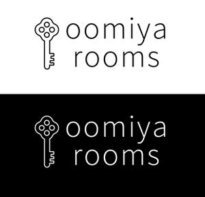 m (tacacom)さんの民泊施設「oomiya rooms」のロゴへの提案