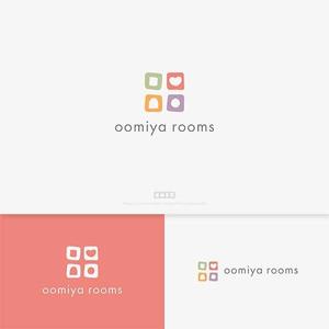  nobuworks (nobuworks)さんの民泊施設「oomiya rooms」のロゴへの提案