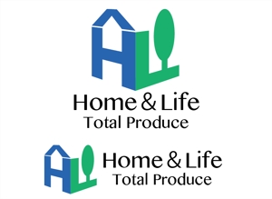sametさんの「Home＆Life　Total　Produce　（㈱住生活総合企画）」のロゴ作成への提案
