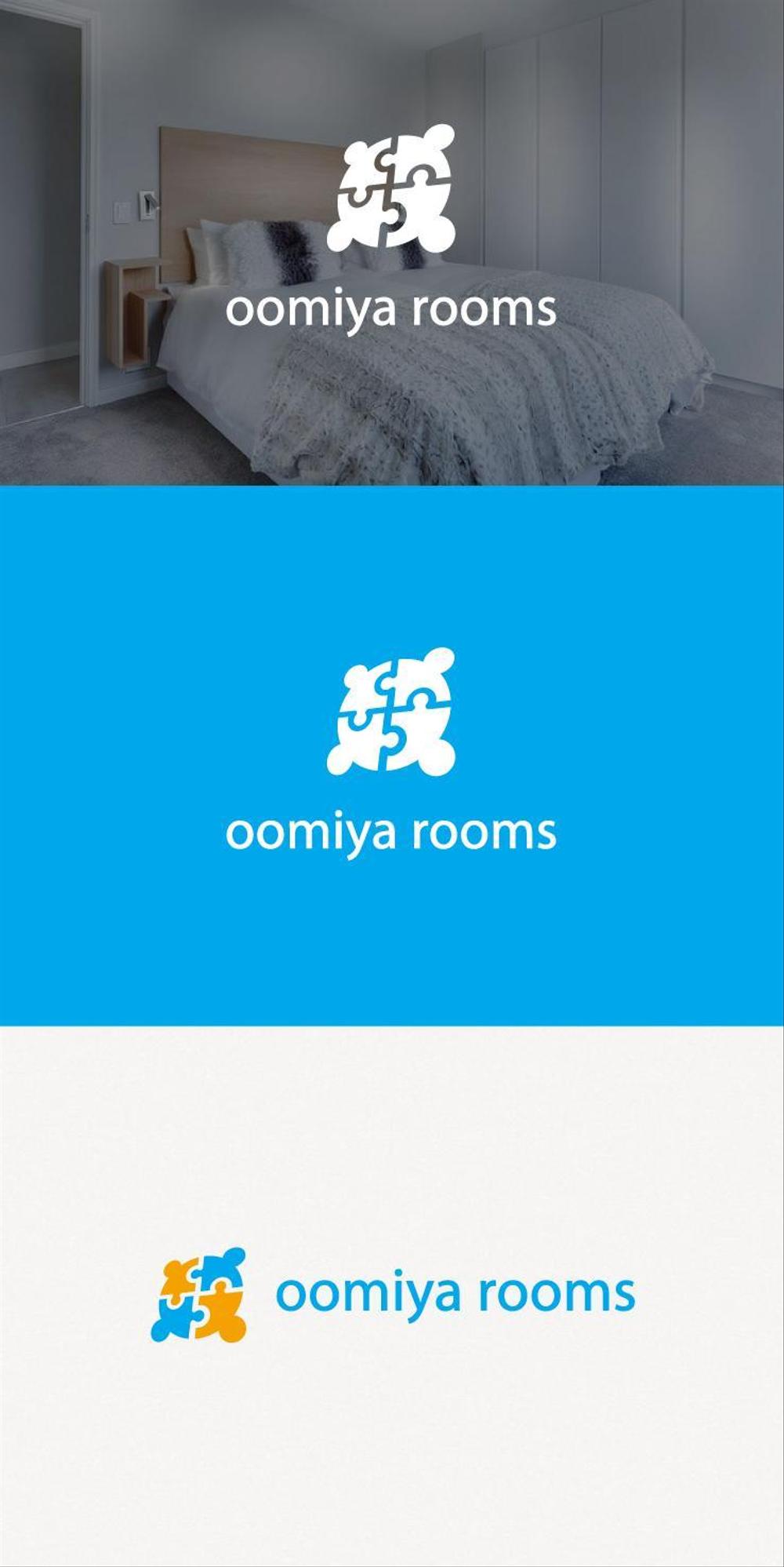 民泊施設「oomiya rooms」のロゴ