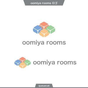 queuecat (queuecat)さんの民泊施設「oomiya rooms」のロゴへの提案