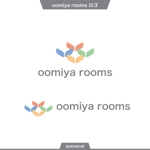 queuecat (queuecat)さんの民泊施設「oomiya rooms」のロゴへの提案
